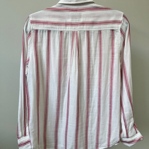 Rails pink striped button down | size S - Picture 2 of 5